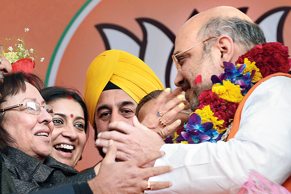 Amit Shah elected as BJP chief for second term