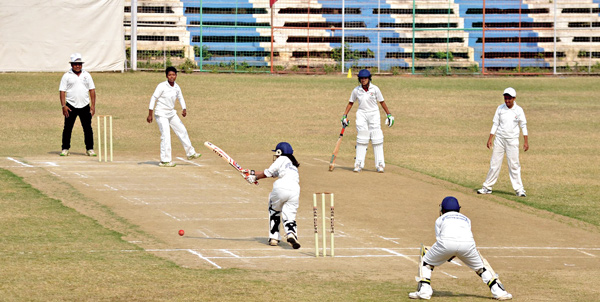 ভোটার দিবসে মেয়েদের ক্রিকেট  