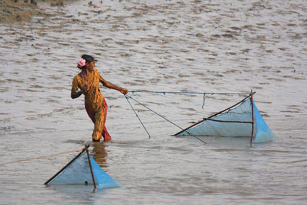 Distribution of sanitary napkins to stop spreading of infection