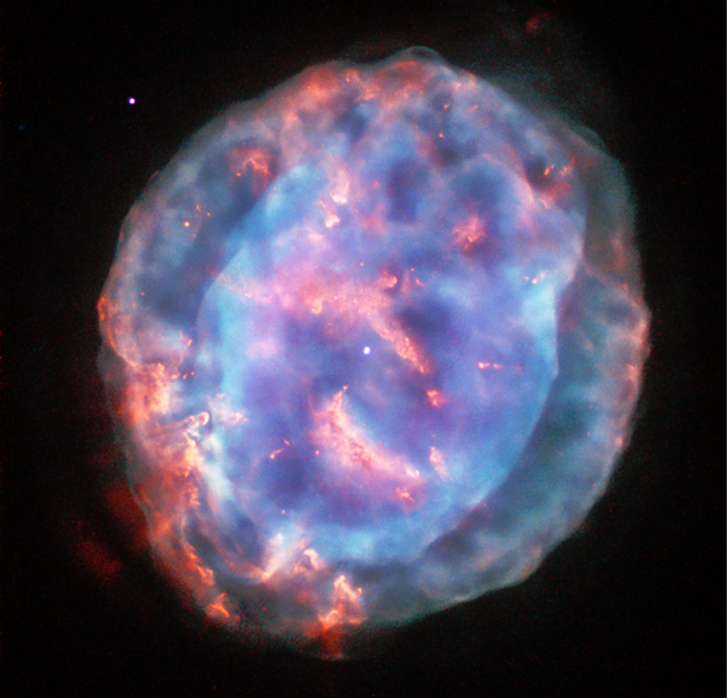 ’স্যাগিটারিয়াস’ নক্ষত্রপুঞ্জে ‘NGC-6818’ গ্যালাক্সি। যাকে বলা হয় ‘লিটল জেম নেবুলা’।