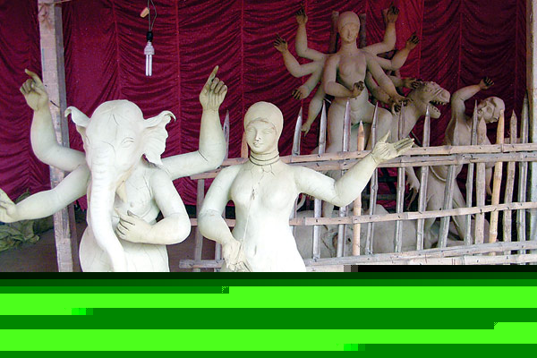 durga puja, a time for celebration for both sides of hili border area