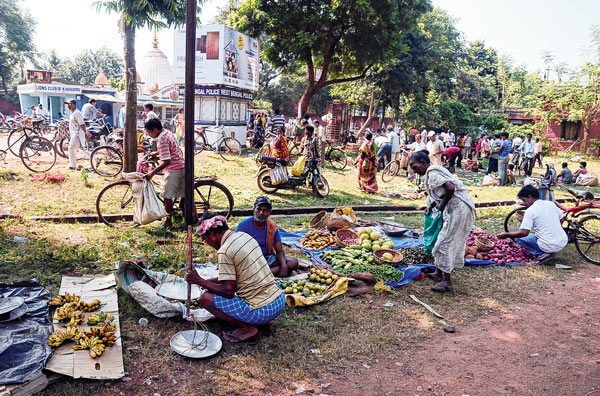 Market closed, people suffering during puja's