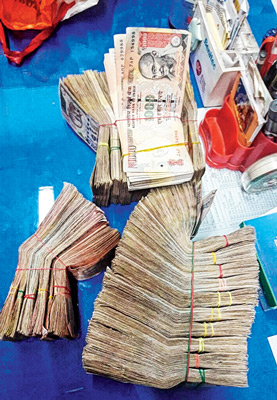 Theft in courier service office, arrested two worker