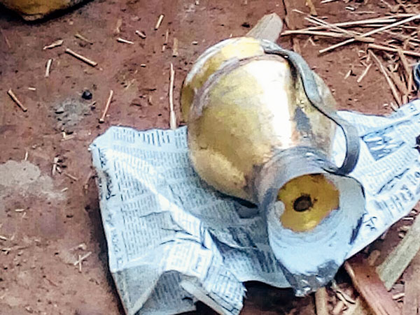 Jug-bomb kept to murder TMC leader