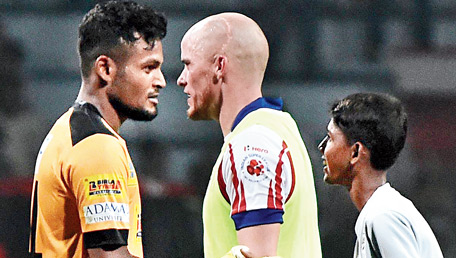 Debjit Mazumder became the key player aginst delhi dynamos