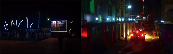 Different scenario on city streets