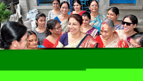 Durgapuja organised by local women