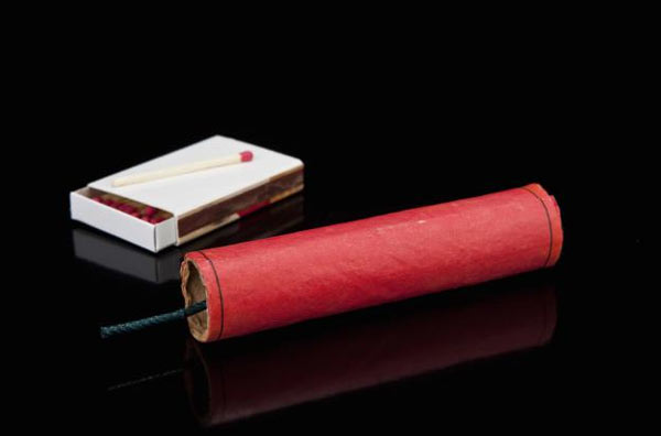 In spite of rules, loud crackers are burned 