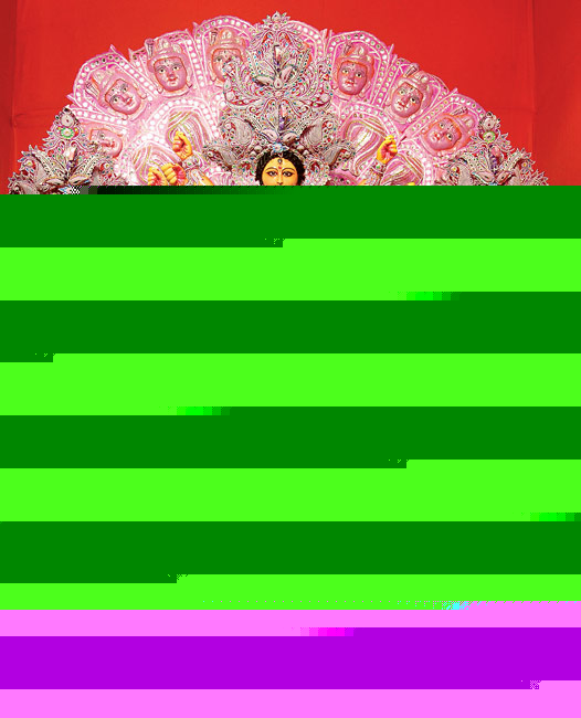 Puja celebration in the city