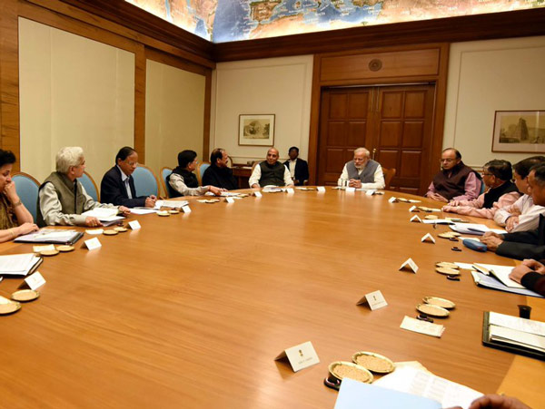 প্রধানমন্ত্রীর বাসভবনে চলছে উচ্চপর্যায়ের বৈঠক। ছবি: টুইটারের সৌজন্যে