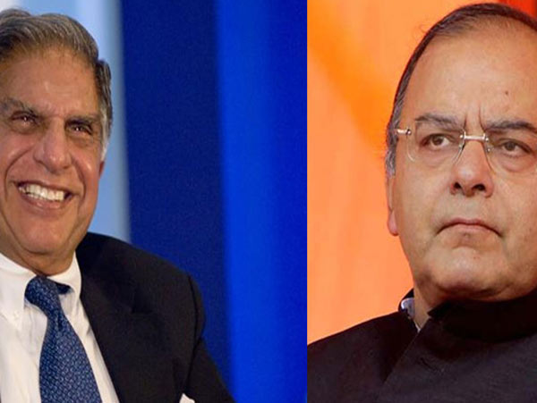 Ratan Tata meets Jaitley, declines comment-dgtl
