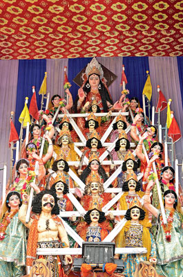 New Theme for kartik puja to attract peoples