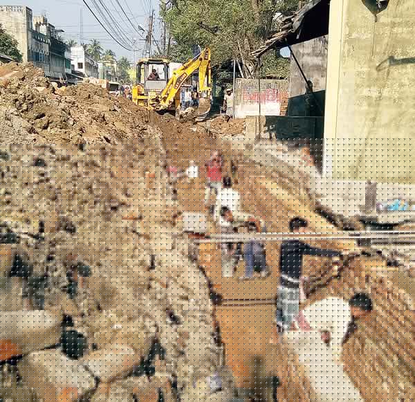 Ranaghat municipality stared to renovate drainage system