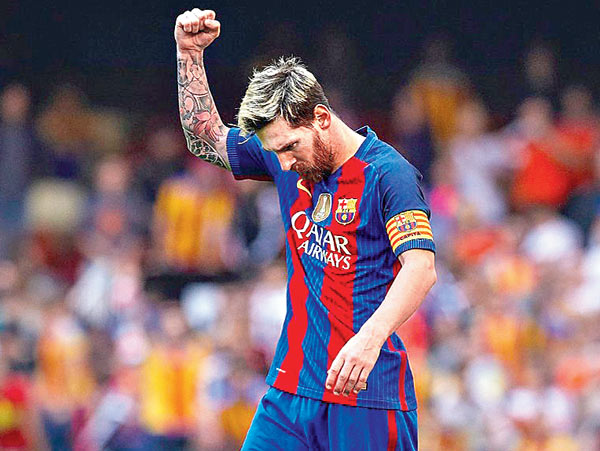 Barcelona forward Lionel Messi Scores 500th Club Goal