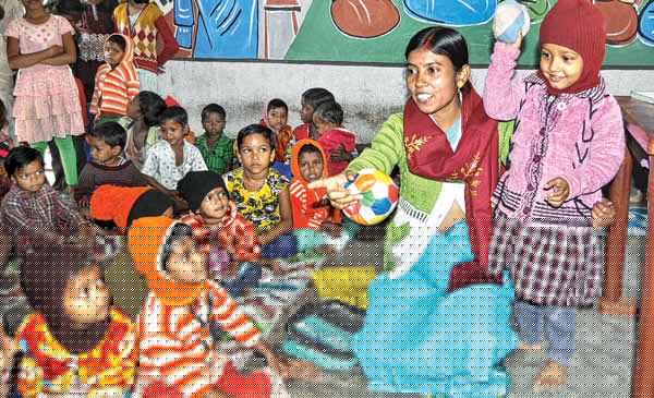 Anganwadi worker gets recognition 