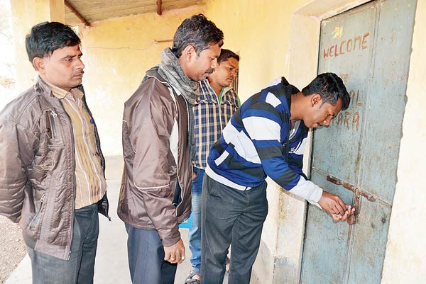 No worker found in Anganwadi Centre, 