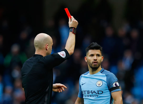 Aguero suspended for 4 match dgtl