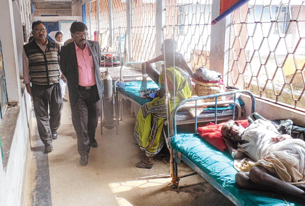 District health bhavan to visit govt. hospital