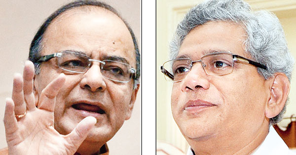arun jaitley attacks congress and left parties