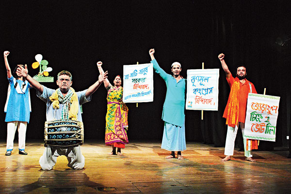 Mamata is also writing drama script for election campaign