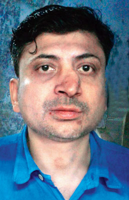 son arrested in pension fraud case