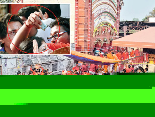 chaos created due to late opening of tarapith temple 