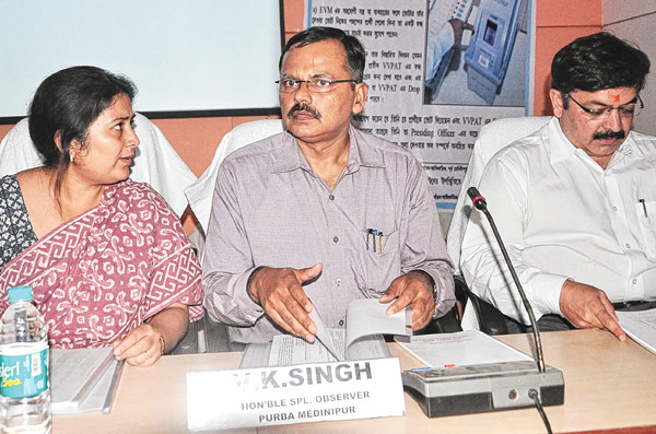 surveillance team of election commission is happy with assembly election campaign of Midnapore