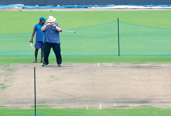 ICC has taken the responsibility of the pitch for the final