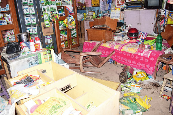 Fertilizer stores vandalised, road blocked in protest 