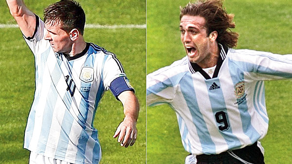 messi is probably from another planet: batistuta 