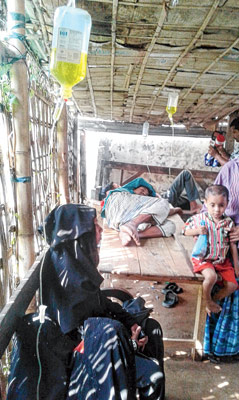 Poor condition of health center creates suffering for people
