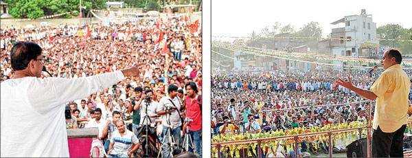 People gathered for the meeting of CPM-Congress alliance