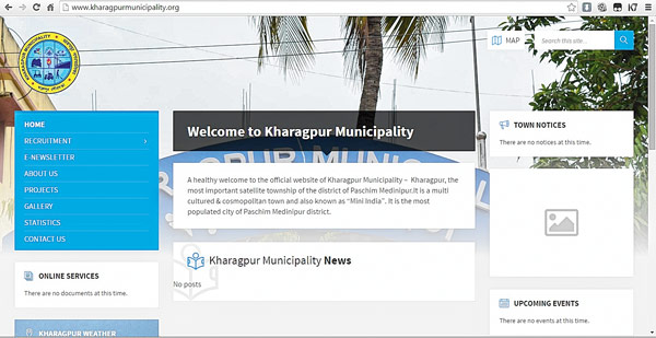 One click will explore kharagpur municipality