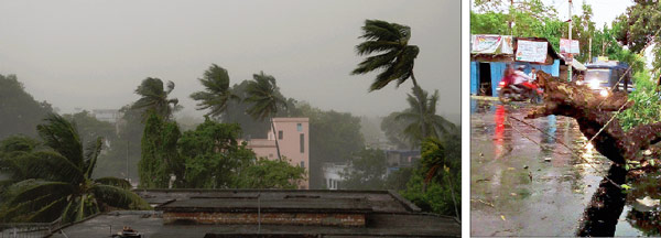 First Thunderstorm in state, death of two