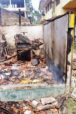 Breaking out of fire took a much toll