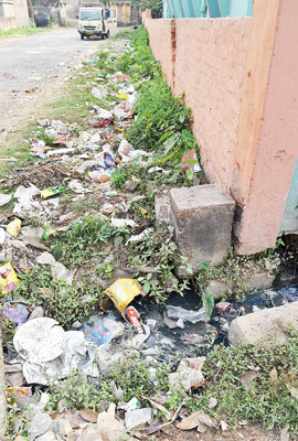 drainage system in disarray in Krishnanagar