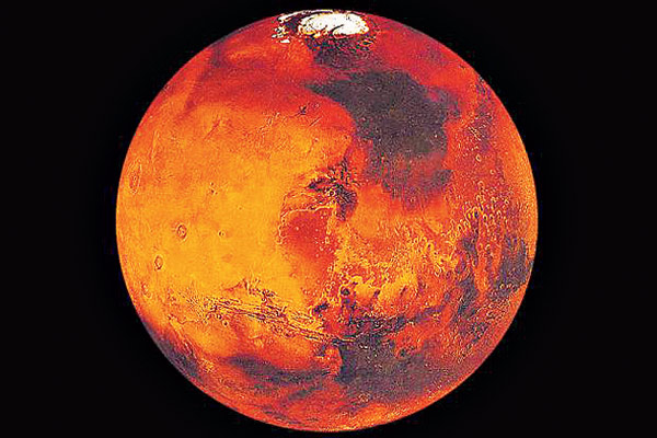 atomic oxygen detected in martian atmosphere