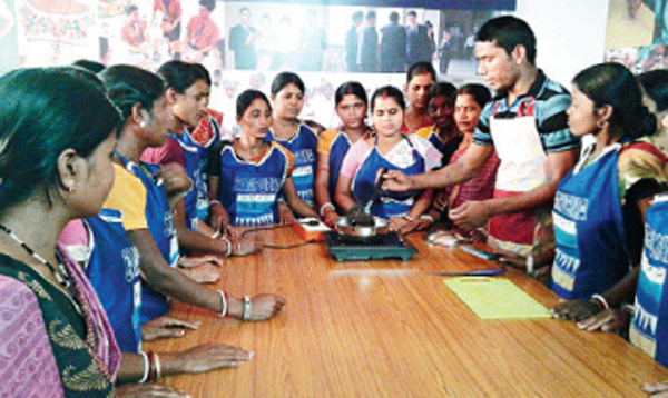 Trying a hand in cooking for Rail-transport