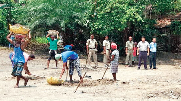 Filled pond cut again