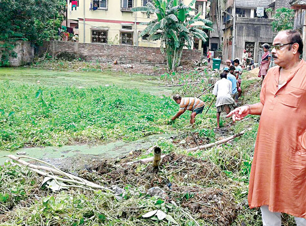 Bali municipality takes initiative to renovate pond