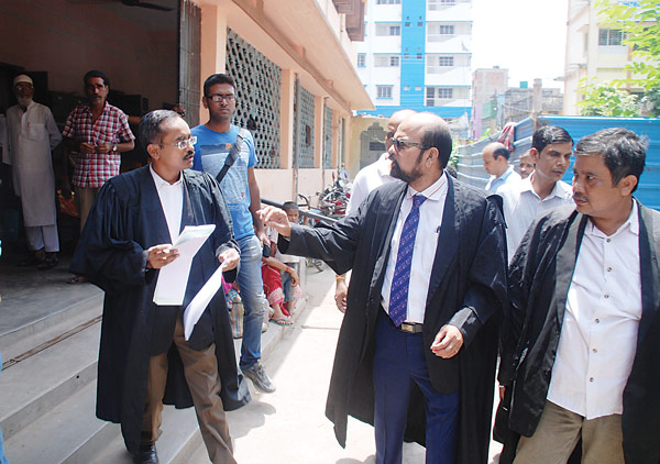 After defeat Krishnendu uses to go to court again