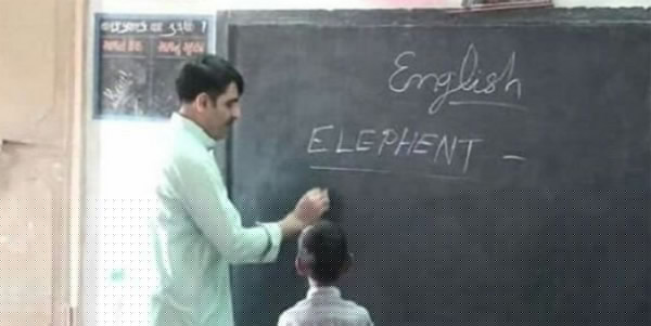 Gujarat minister misspelt english words elephant as elephent dgtl