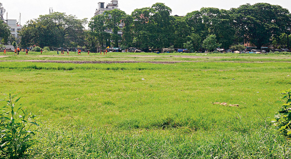 এখানেই হবে স্টেডিয়াম। —নিজস্ব চিত্র।