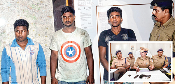 3 arrested in an open firing case