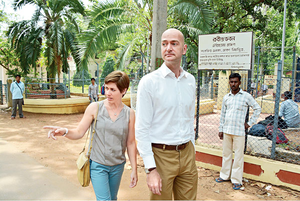 British Deputy went over Shantiniketan