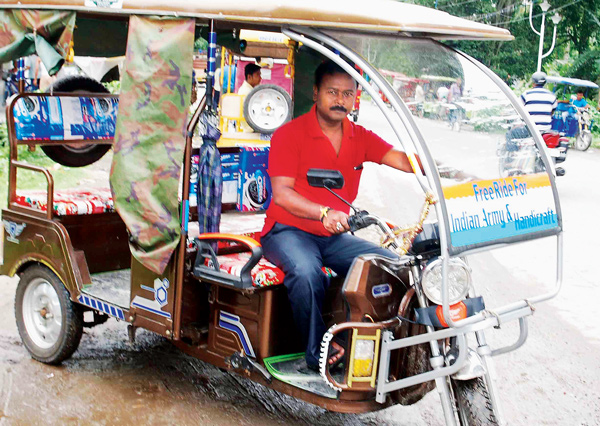 Free-ride for soldiers 