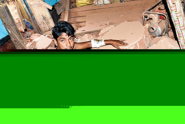 Save by luck, says nearby resident from the area of blast 