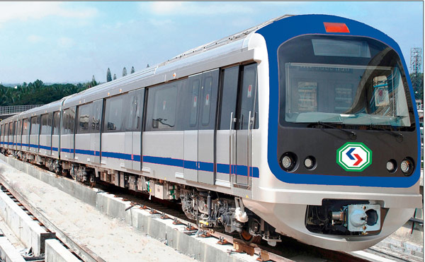 Metro line from Sealdah Maidan to Secter.V