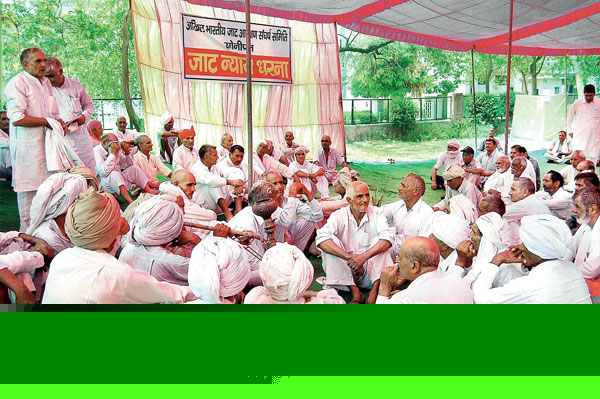 Jats protest over quota system in Haryana