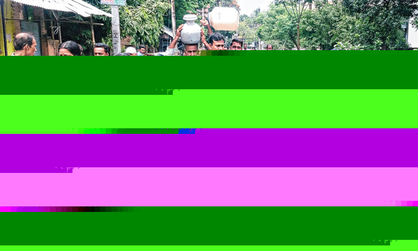 No Drinking water: people facing problems